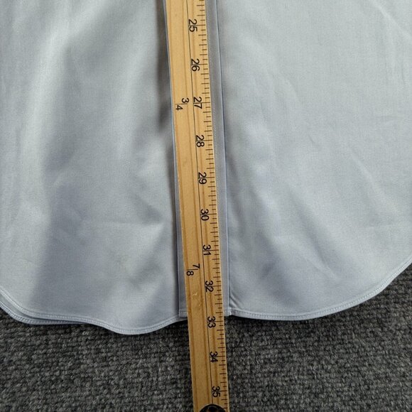 Brooks Brothers Non Iron Cotton Button Up 16.5 33 Madison Blue Supima Adult Men - Picture 4 of 15